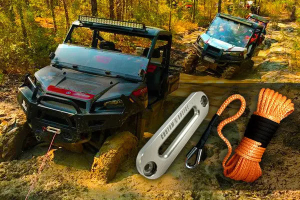 ATV & SxS Synthetic Winch Ropes and Gear Custom Splice