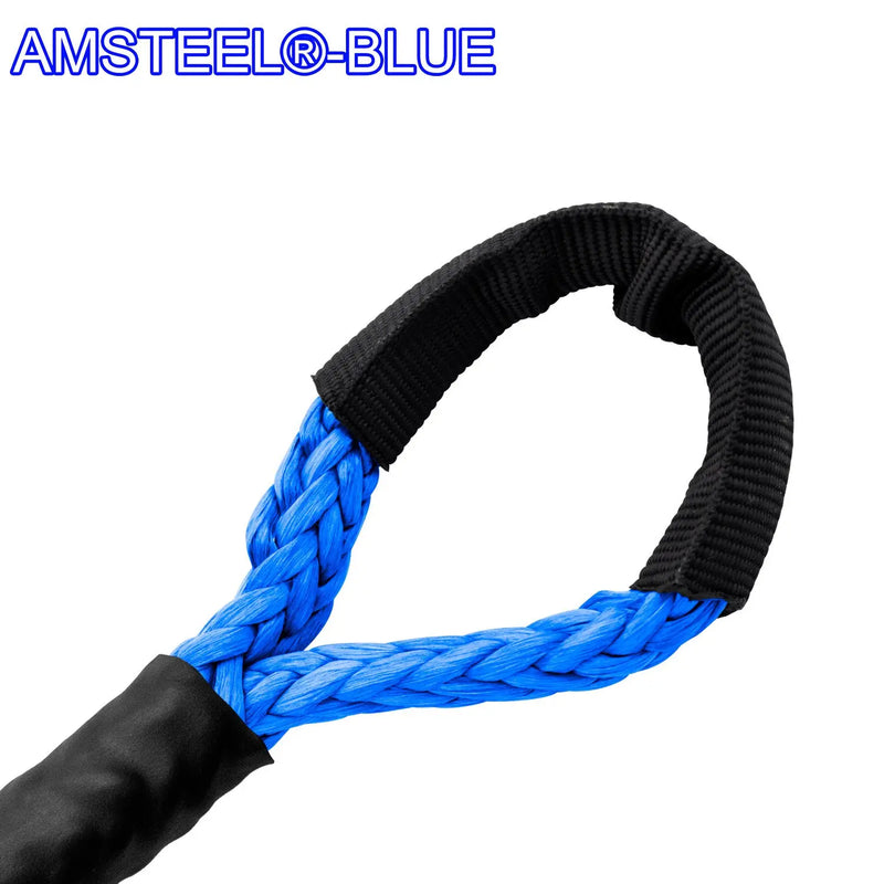 1/2 Main Line Winch Rope - AmSteel Blue Custom Splice - AmSteel Blue