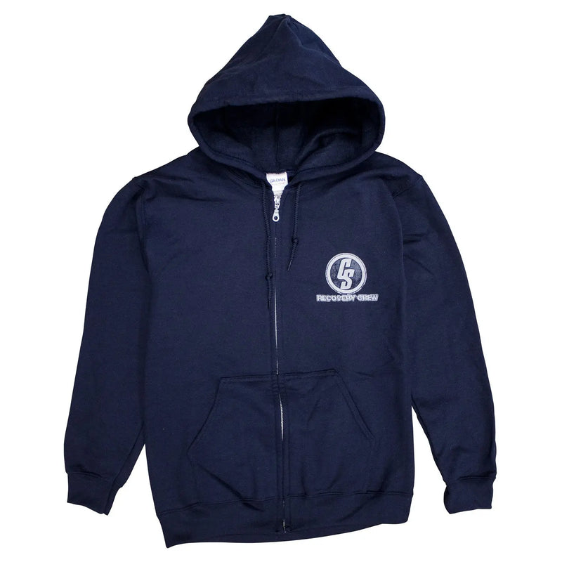 Custom Splice - Recovery Crew Navy Zip Hoodie Custom Splice