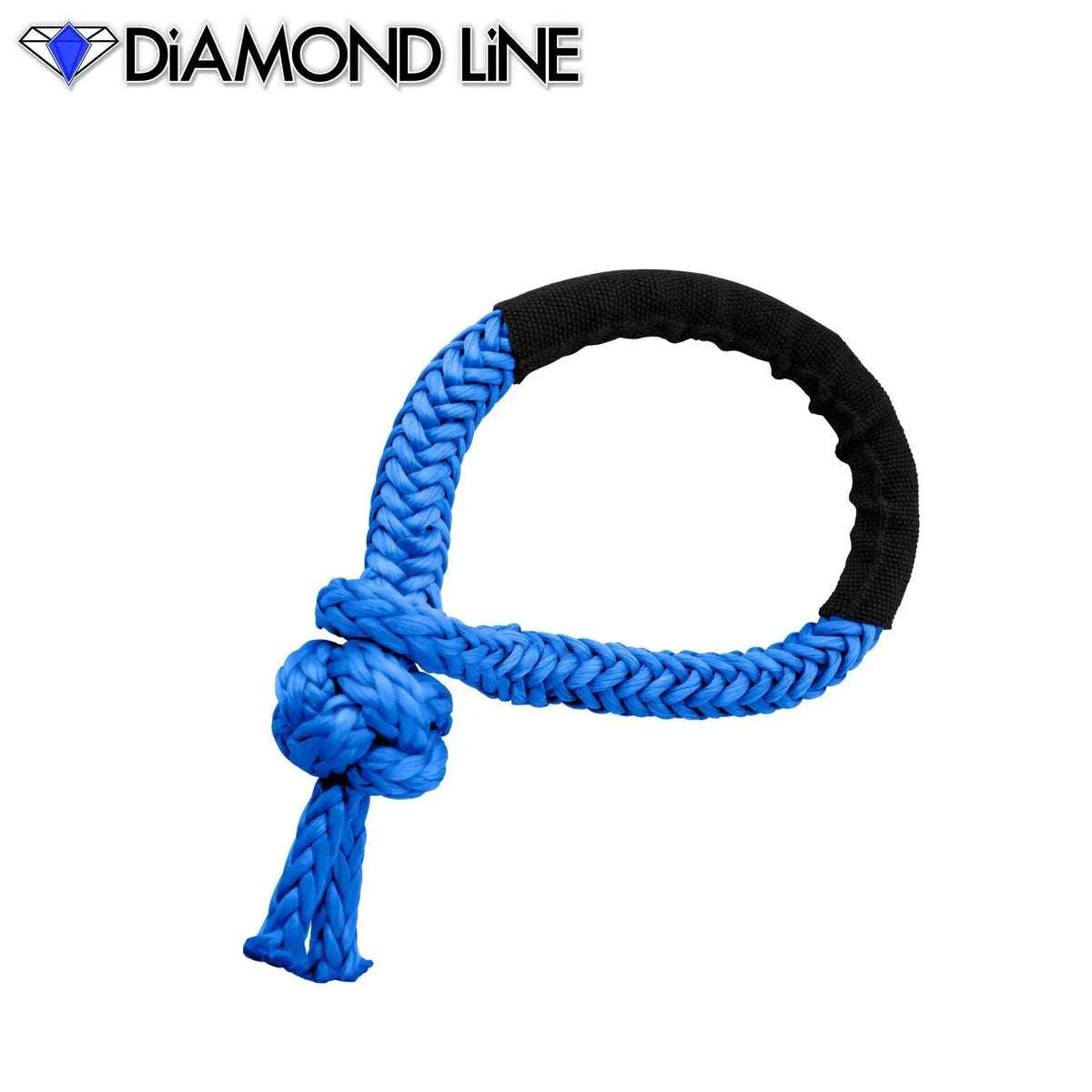 Soft Shackle - Diamond Line Synthetic Winch Rope 7-16-x-7-Blue Custom Splice