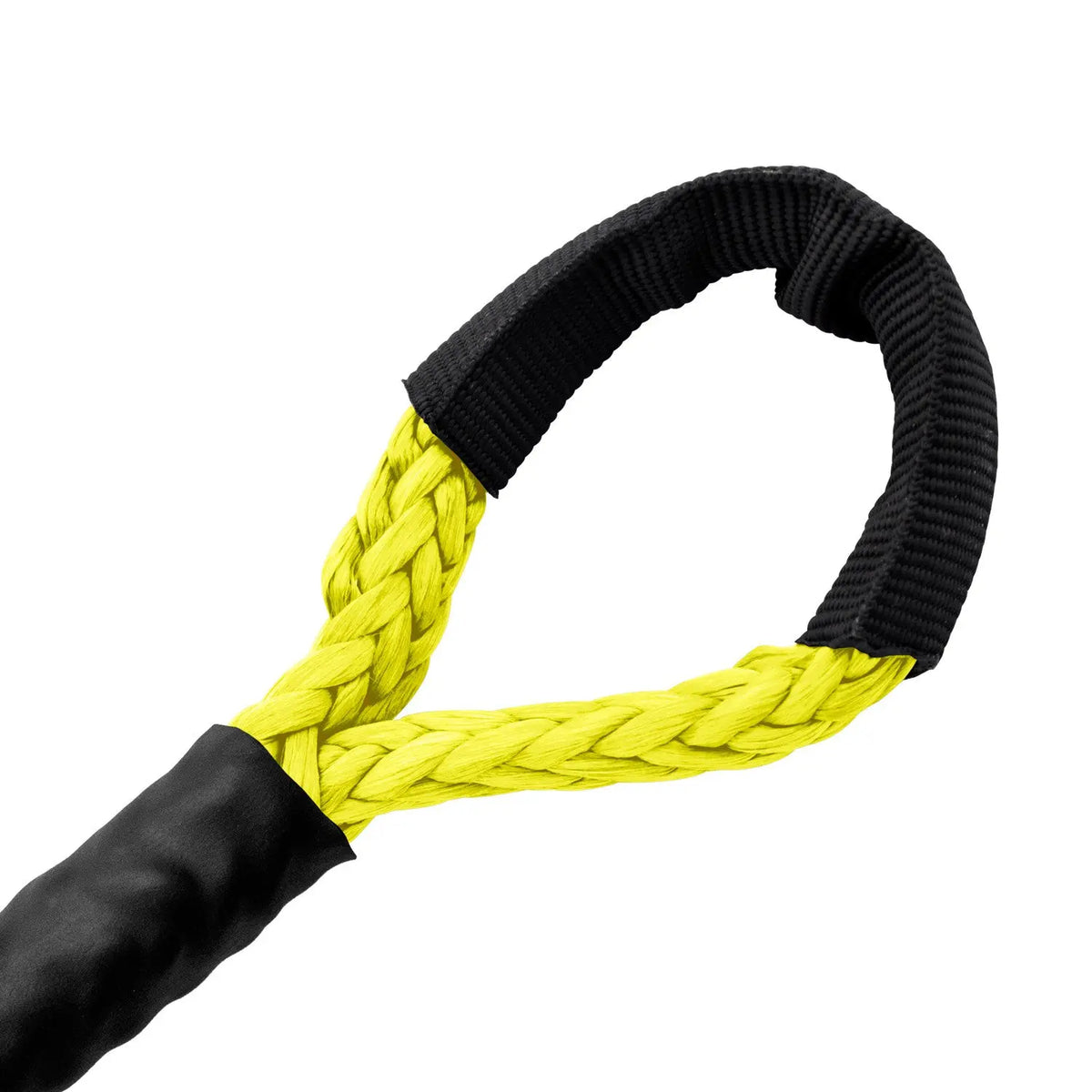 1/4 Diamond Synthetic Winch Rope Soft Eye - Yellow.