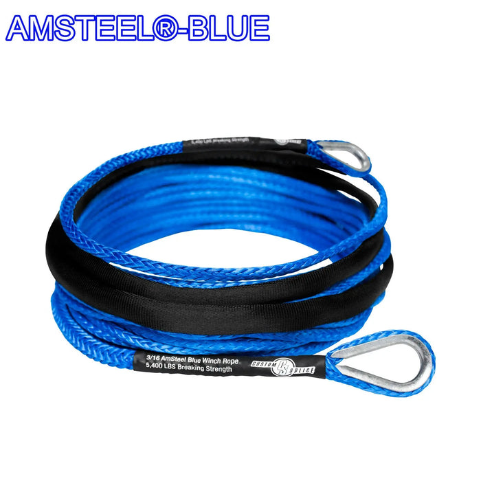 Winch Rope Blue AmSteel® Blue Synthetic Winch Rope – Custom Splice