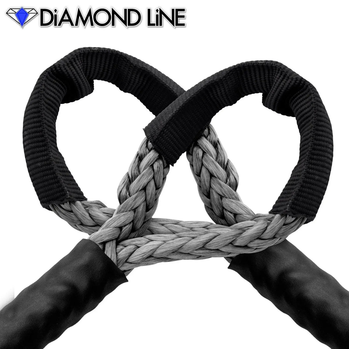 3/16" Extension - Diamond Line Winch Rope Custom Splice - Diamond Line