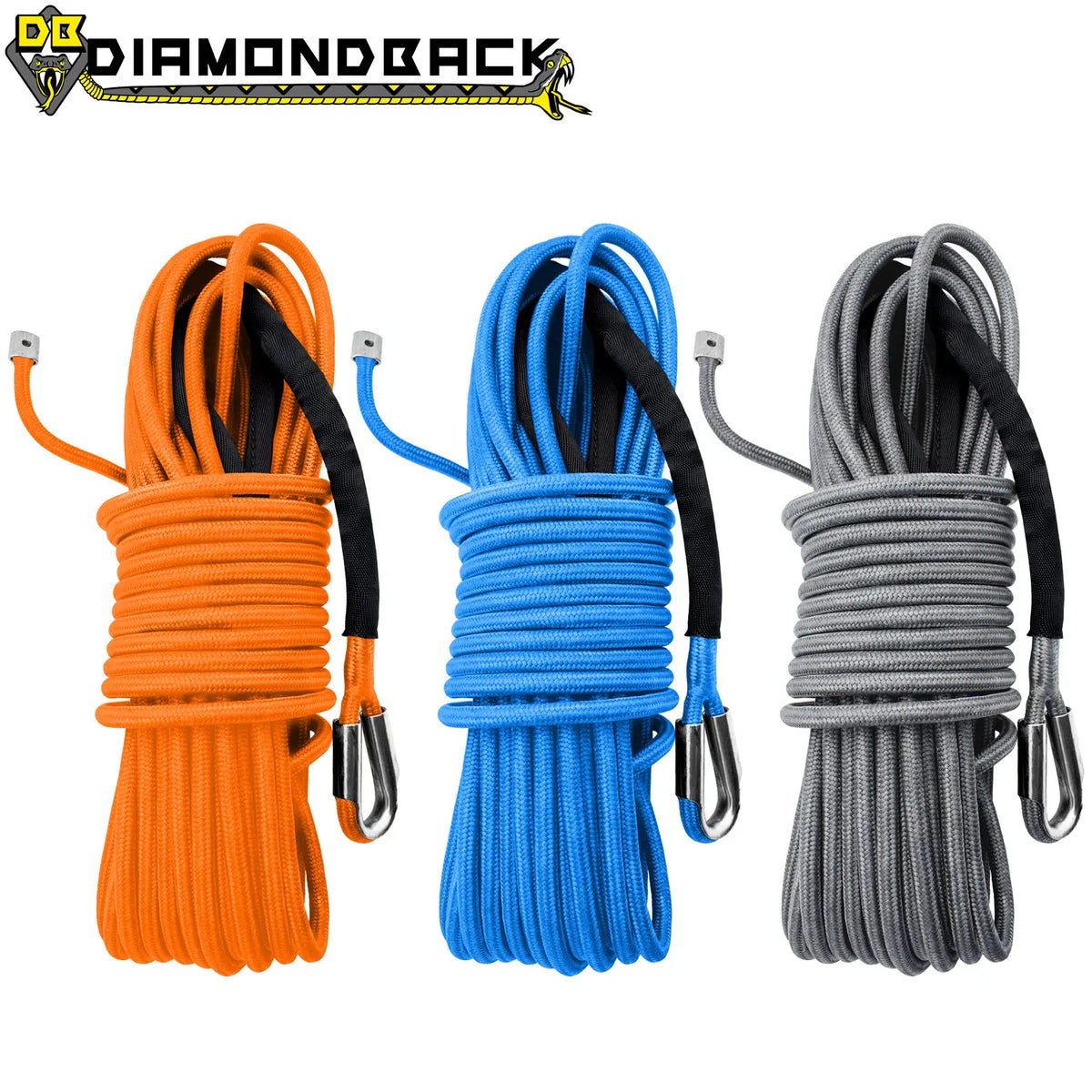 3/8 Diamondback Mainline Winch Rope Custom Splice