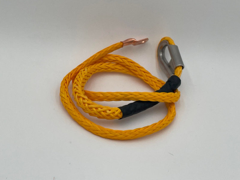 Yellow Poser Rope 3/8 x 5 foot without hook