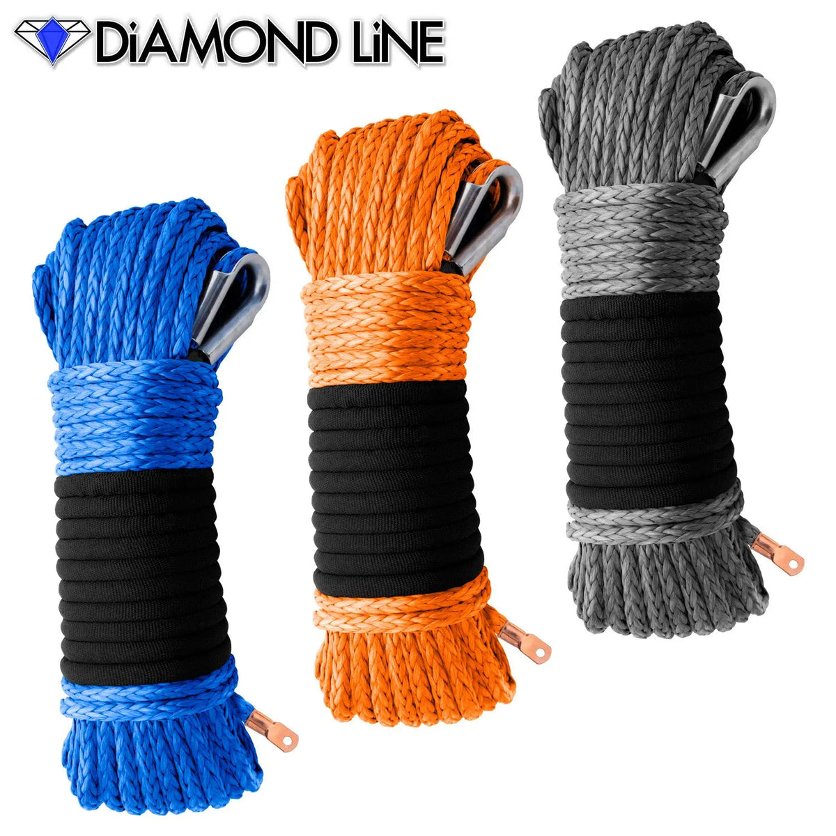 5/16" Diamond Line Winch Rope Mainline - Assorted Colors.