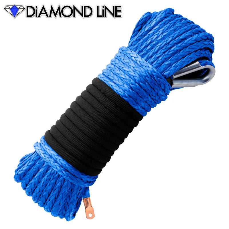 5/16" Diamond Line Winch Rope Mainline - Blue. 