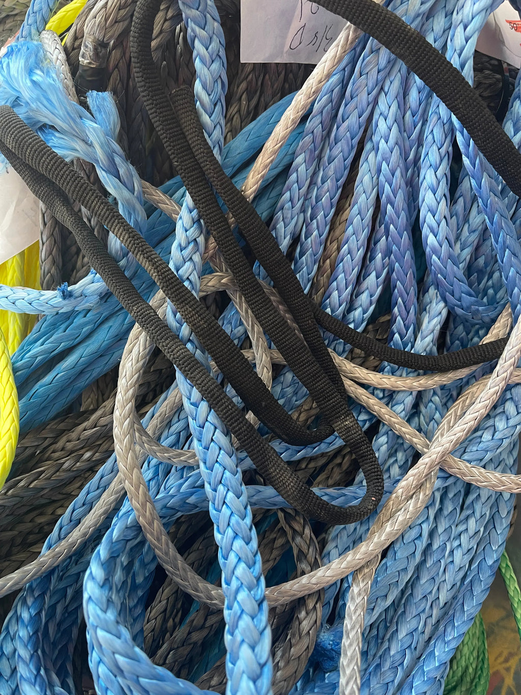 Double Diamond Tree Line Rope Diamond Line Synthetic Rope Odd Lengths - Custom Splice