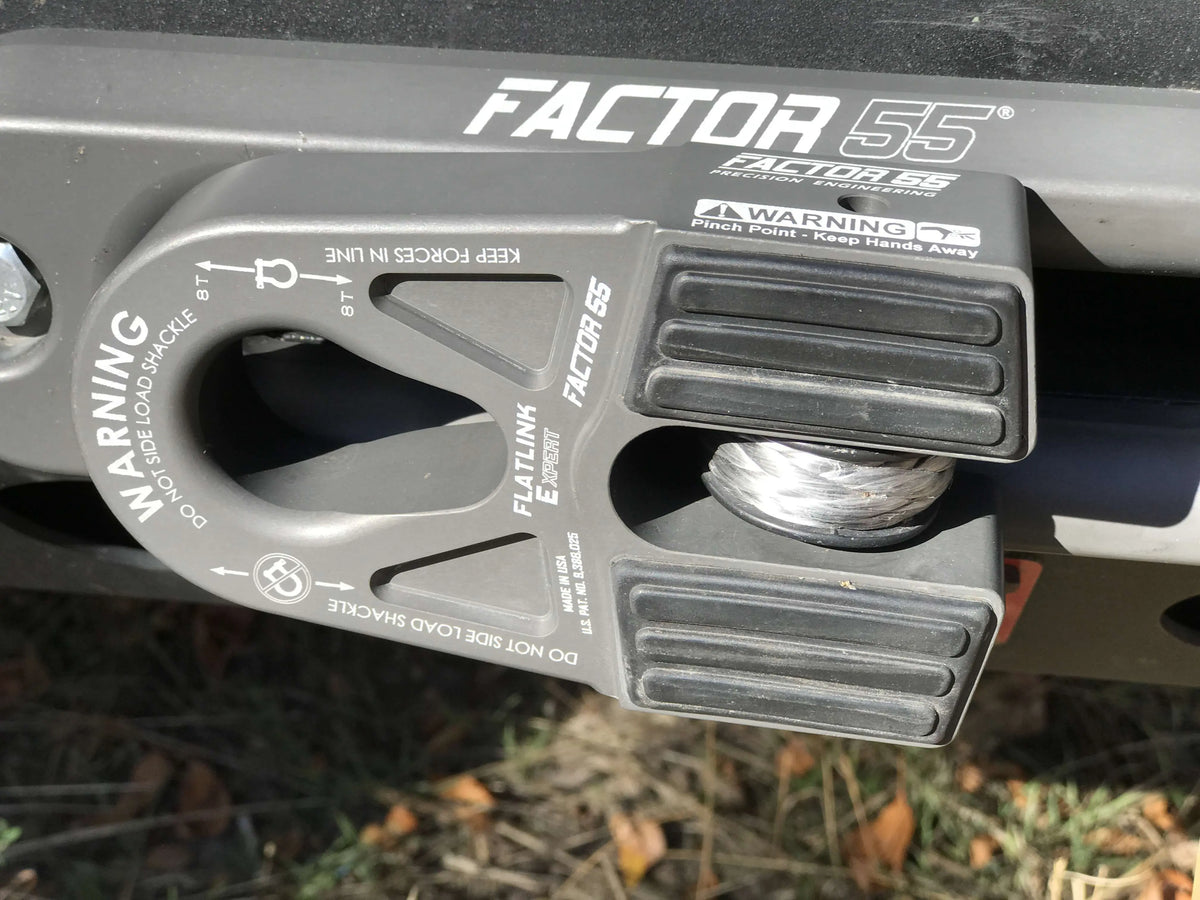 Warn Rope Guard Factor 55 FlatLink Rope Guard - Custom Splice