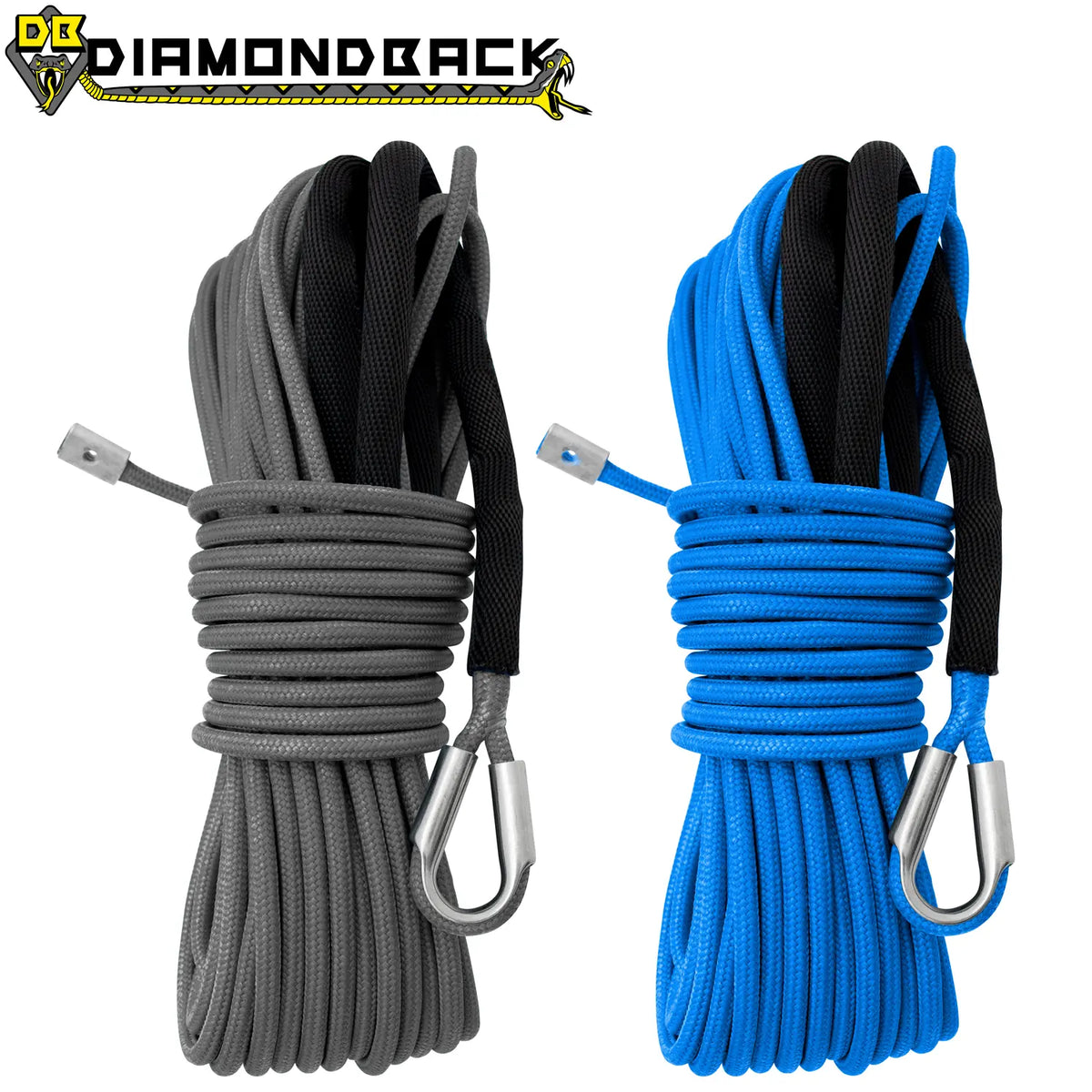 HD Diamondback Extension Winch Rope 1/2 inch, 5/8, 3/4 inch - Custom –  Custom Splice