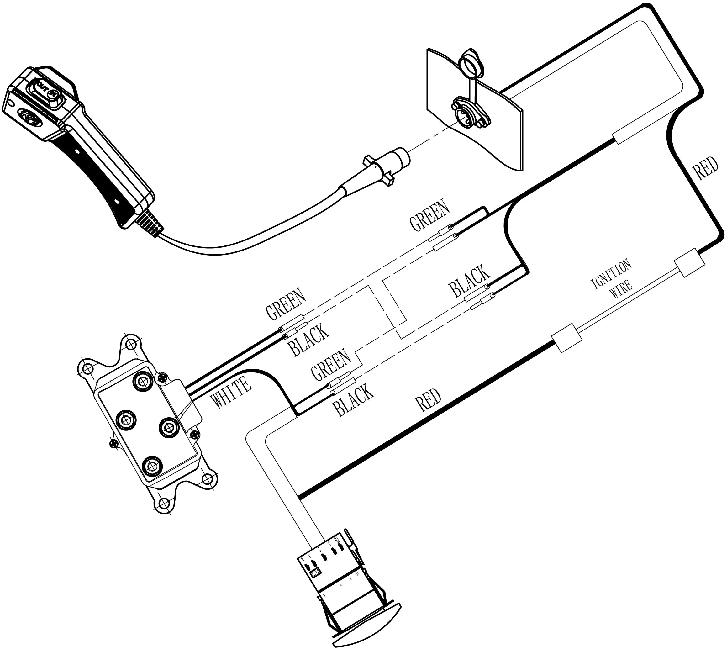 Replacement KFI Winch Contactor (KFI AS-50/AS-50w) – Custom Splice