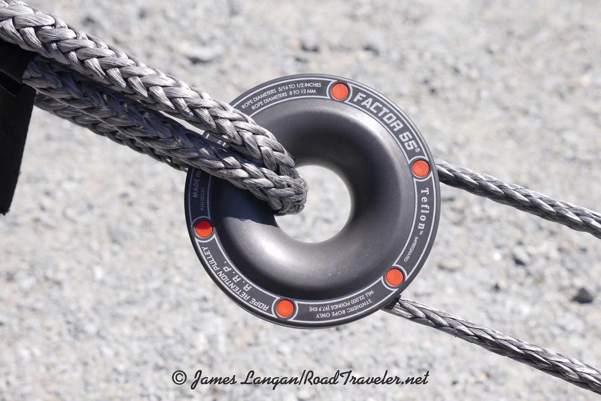 Factor 55 Rope Retention Pulley w/ Soft Shackle Combo Factor 55 Rope Retention Pulley w/ Soft Shackle Combo