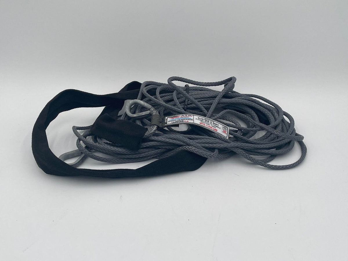 3/16" x 50' ASR Synthetic Winch Line Extension
